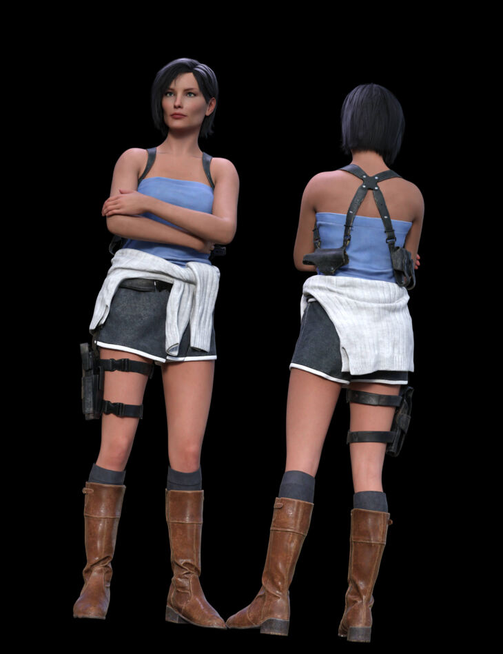 The Master of Escape Outfit for G9_DAZ3DDL