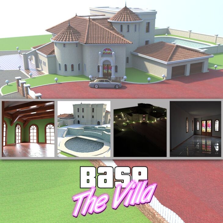 The Villa – BASE for Daz Studio_DAZ3D下载站