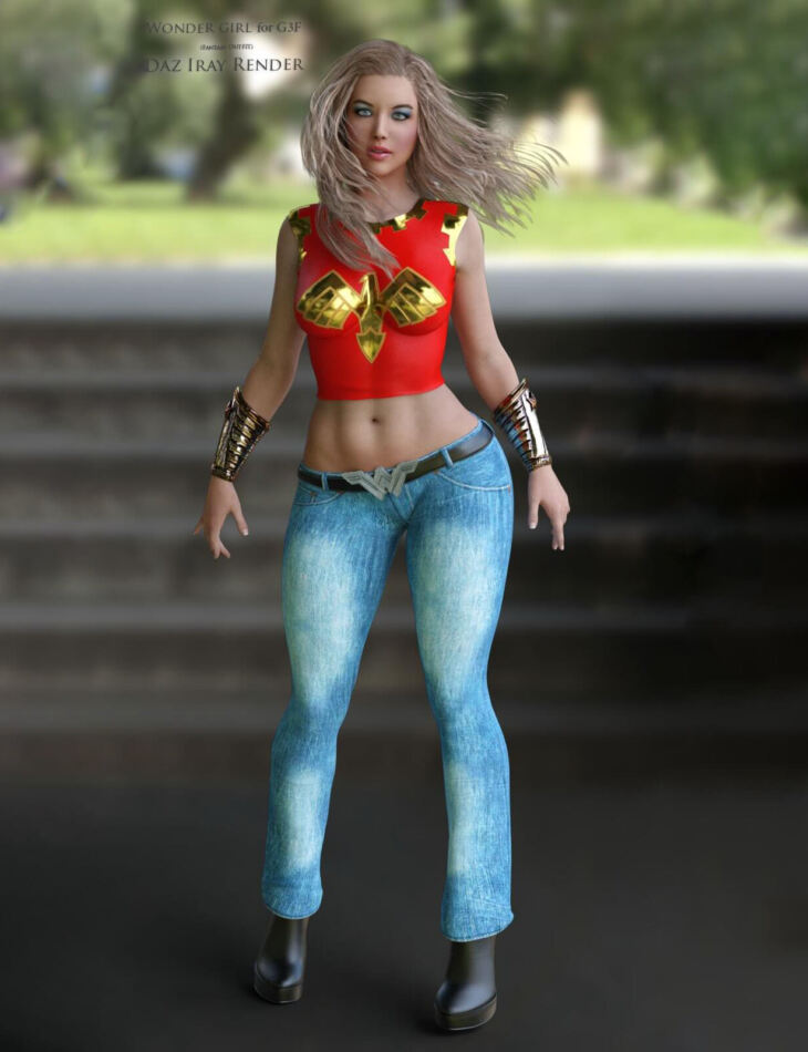Wonder Girl For G3F_DAZ3D下载站