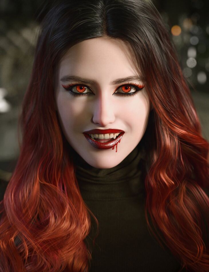 Addy Nadine Vampire for Genesis 9 Add-On_DAZ3D下载站