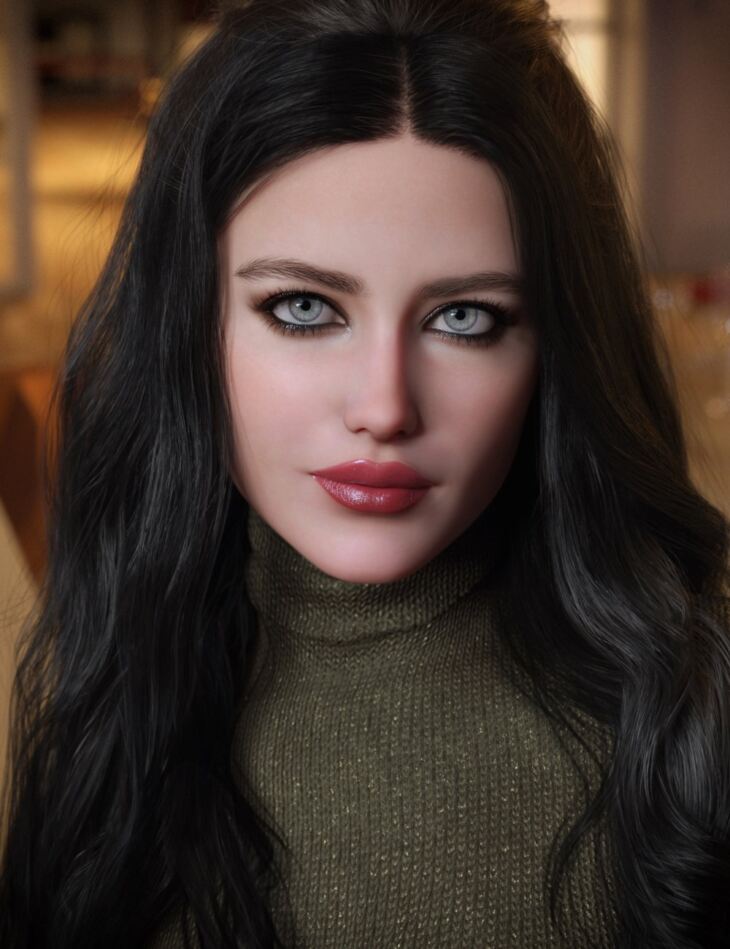 Addy Nadine and Expressions for Genesis 9_DAZ3D下载站