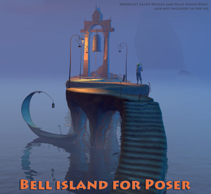Bell island for Poser_DAZ3D下载站