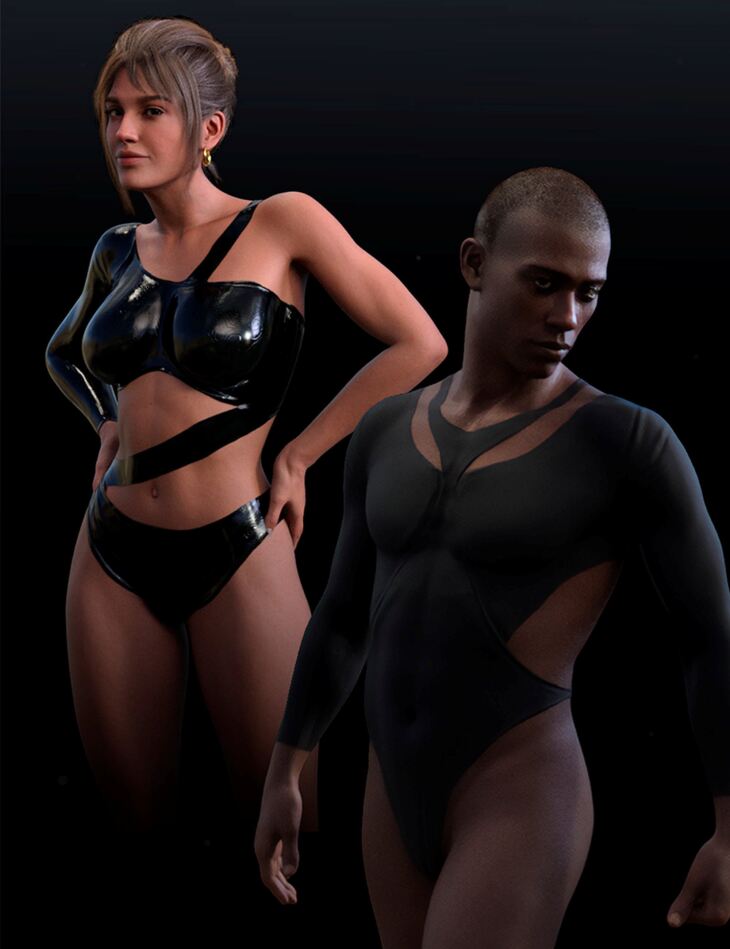Bodysuit Pack for Genesis 9_DAZ3D下载站