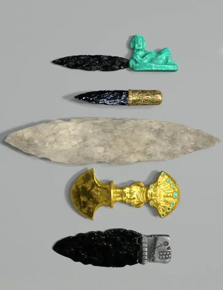 Ceremonial Knives_DAZ3DDL