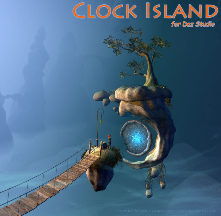 Clock Island for Daz Studio_DAZ3DDL