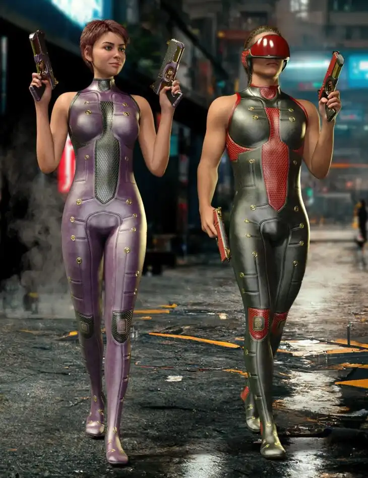 Cyberpunk Enforcer for Genesis 9_DAZ3DDL