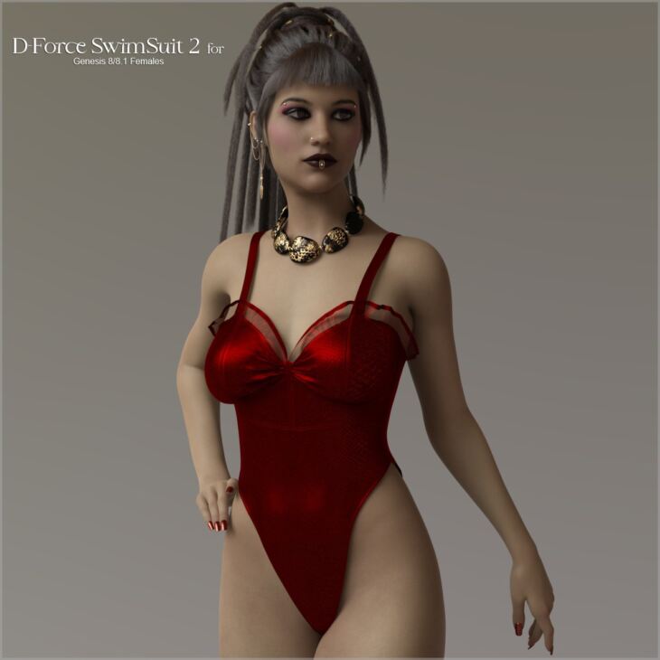 D-Force SwimSuit 2 for G8F and G8.1F_DAZ3DDL