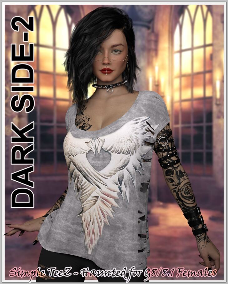 DarkSide -2- SimpleTeeZ haunted_DAZ3D下载站