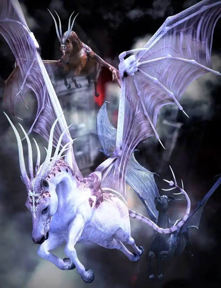 Demon Horse Basic Materials Addon for the Daz Horse 3_DAZ3DDL