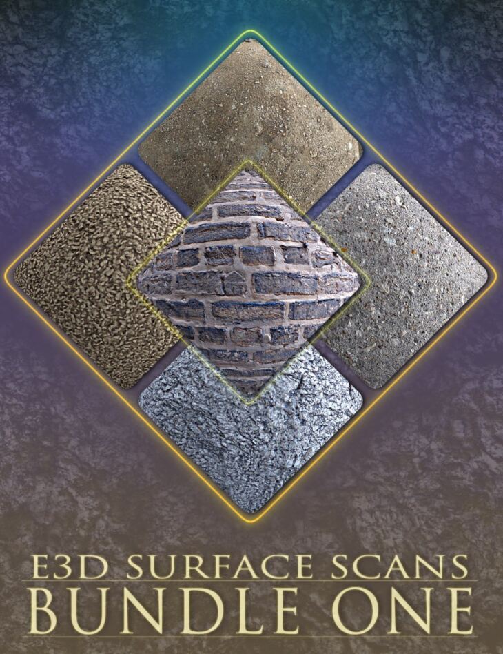E3D Surface Scans – Bundle One_DAZ3DDL