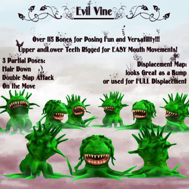 Evil Vine_DAZ3D下载站