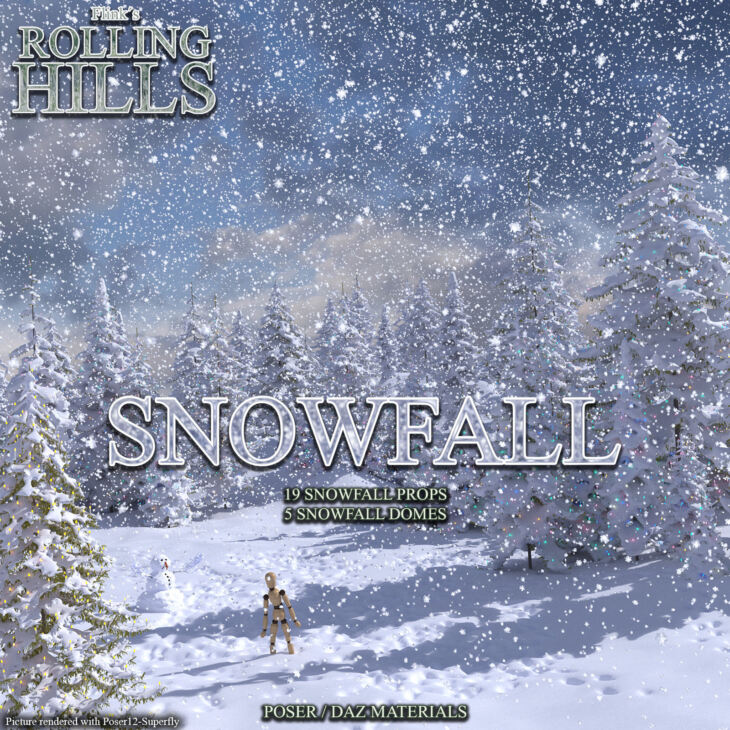 Flinks Rolling Hills – Snowfall_DAZ3D下载站
