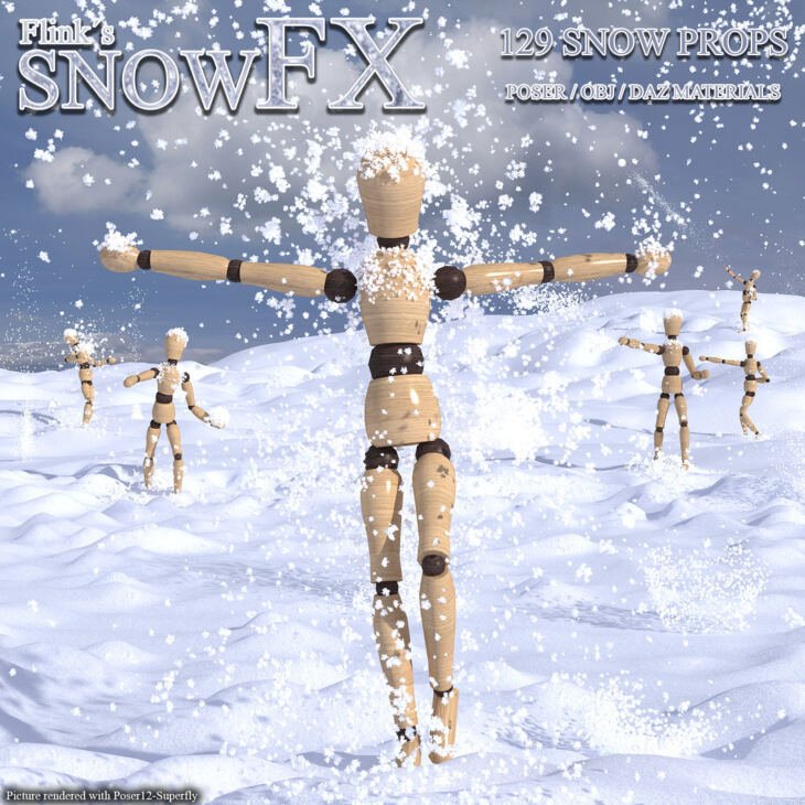 Flinks SnowFX_DAZ3D下载站