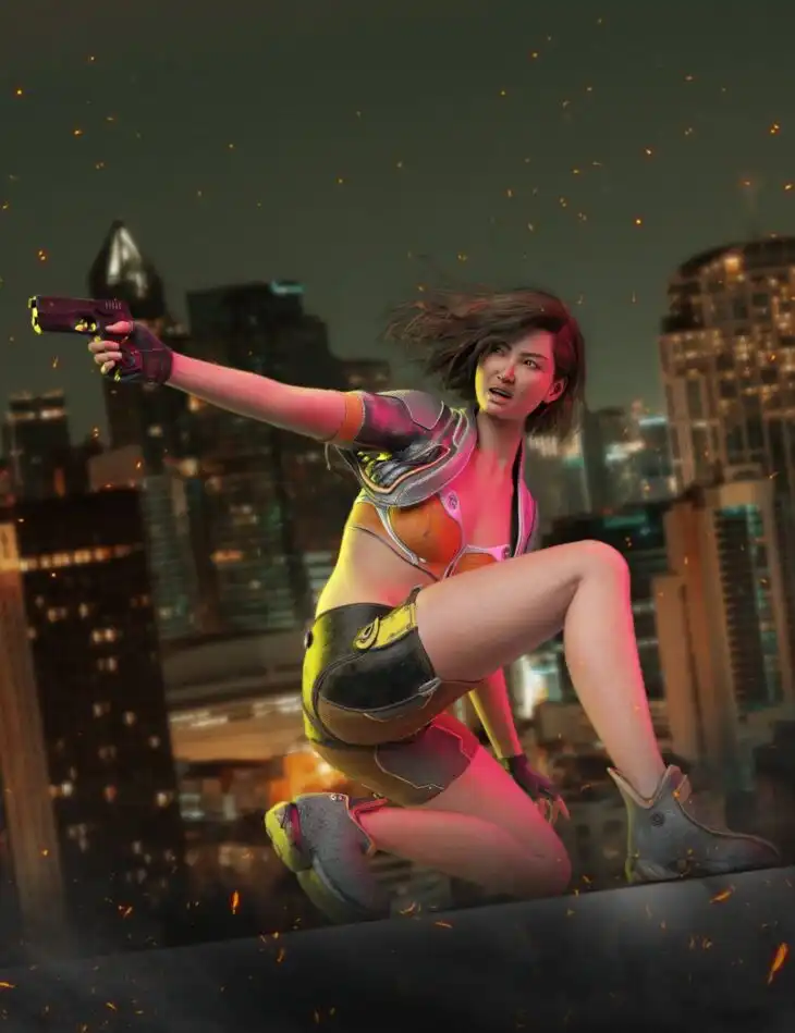 Gun ‘N Poses for Genesis 9_DAZ3DDL