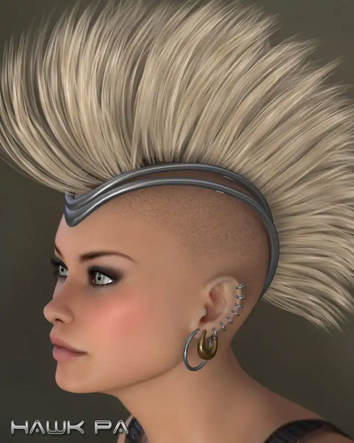 Hawk – Hair and more V4_DAZ3DDL
