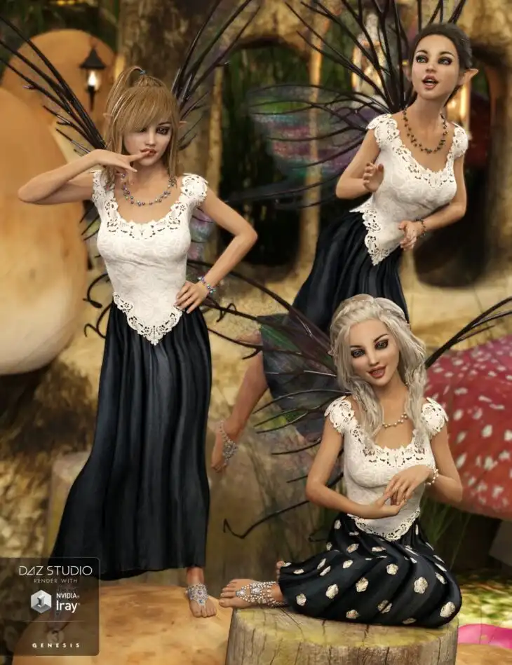 MFD Matching Morphs Pixie Perfect Izabella7_DAZ3D下载站