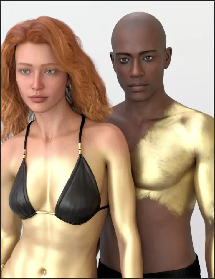 Metallic Body Paint for Genesis 9_DAZ3DDL