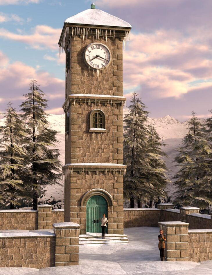 Orestes Winter Clock Tower_DAZ3DDL
