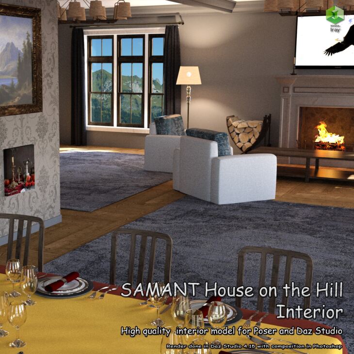 SAMANT House on the hill – Interior_DAZ3DDL