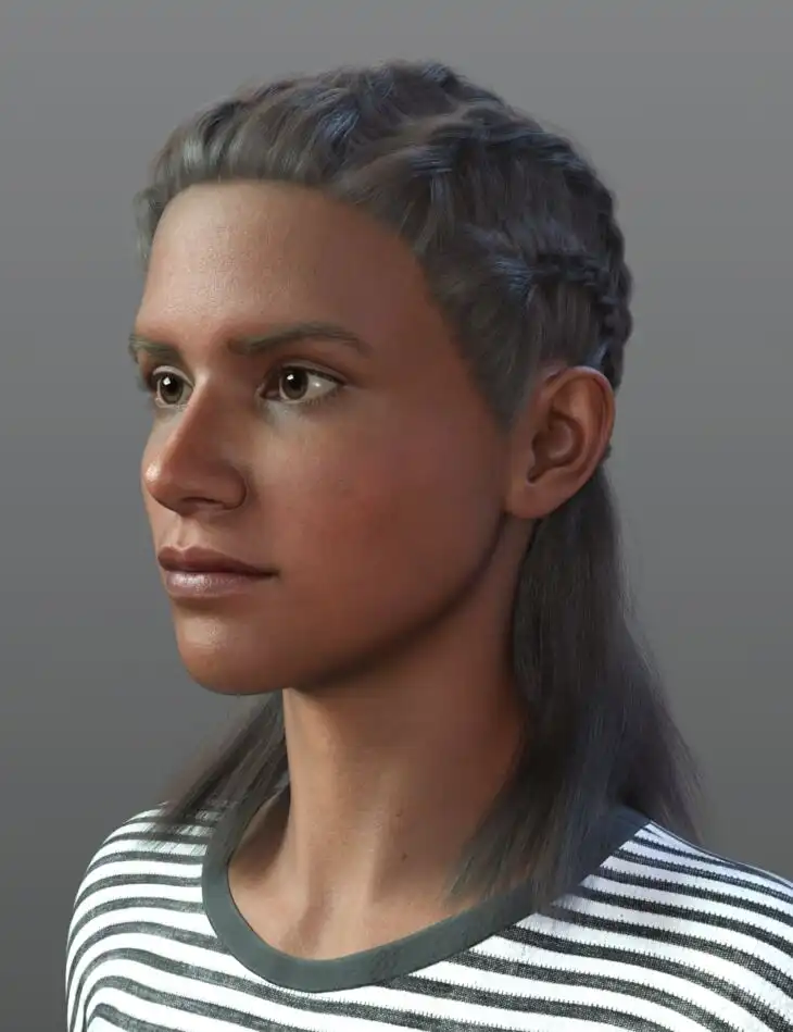 SPR Sassou Hair for Genesis 9_DAZ3DDL