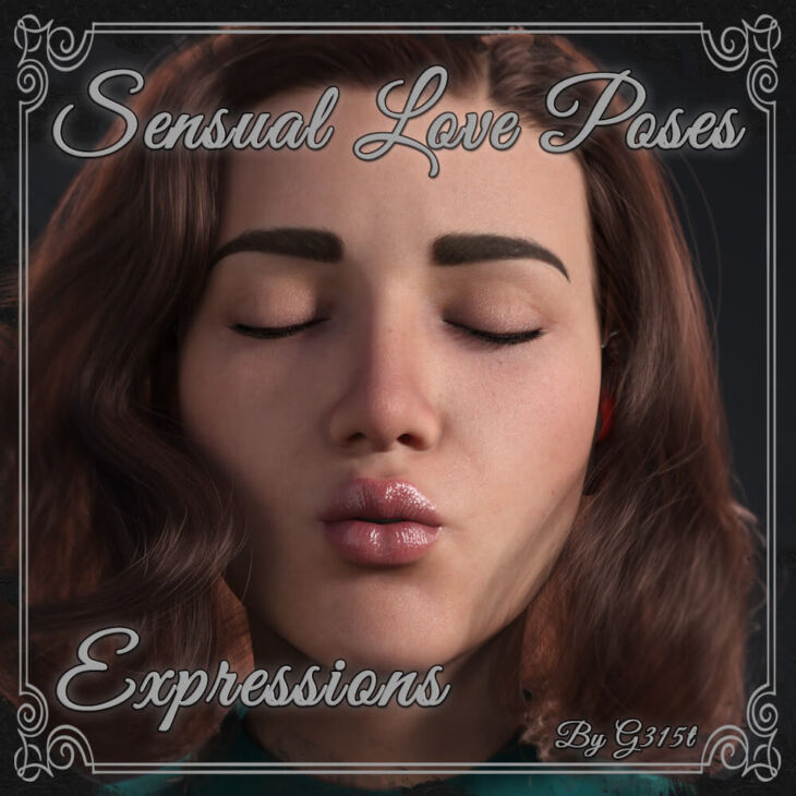 Sensual Love Poses – Expressions for Genesis 8.1 Female_DAZ3D下载站