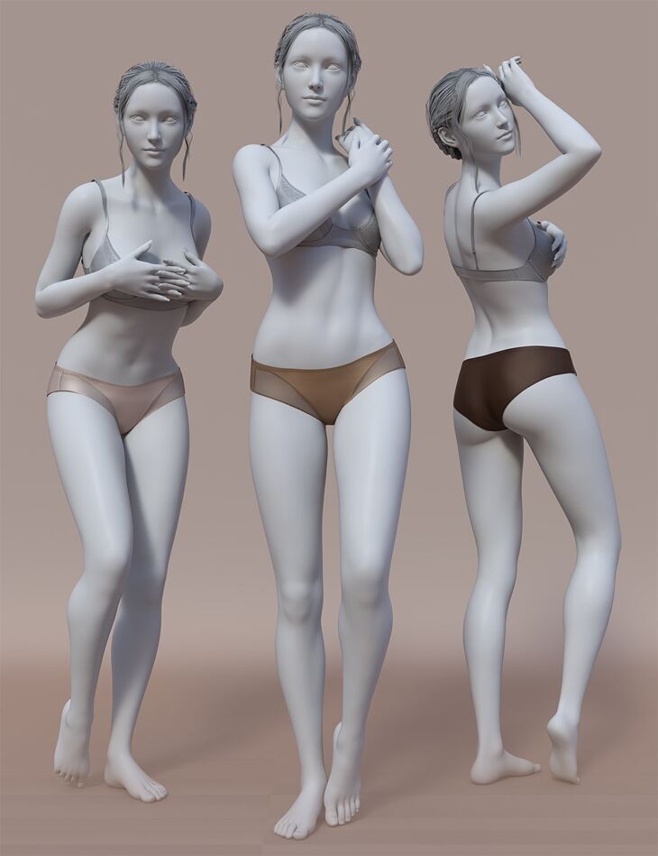 Skintight Poses Collection for Genesis 9, 8.1 and 8 Females_DAZ3DDL
