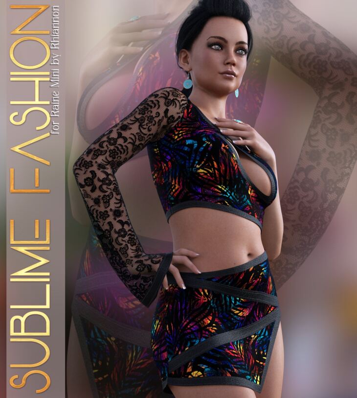 Sublime Fashion for Raine Mini for G8/8/1 Females by Rhiannon_DAZ3D下载站
