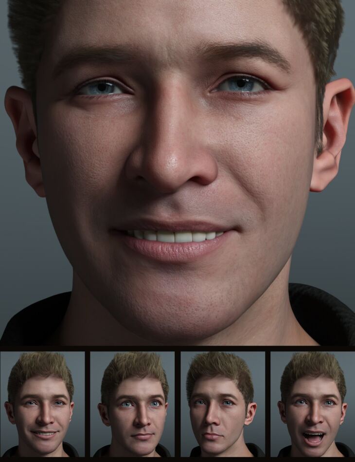 The Expression Collection for Nathan 9_DAZ3D下载站