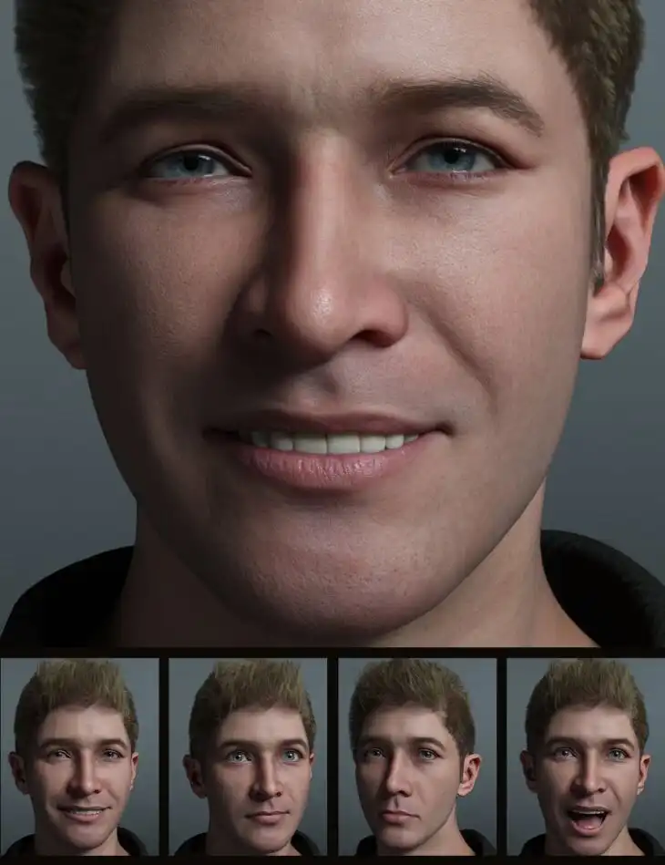 The Expression Collection for Nathan 9_DAZ3DDL