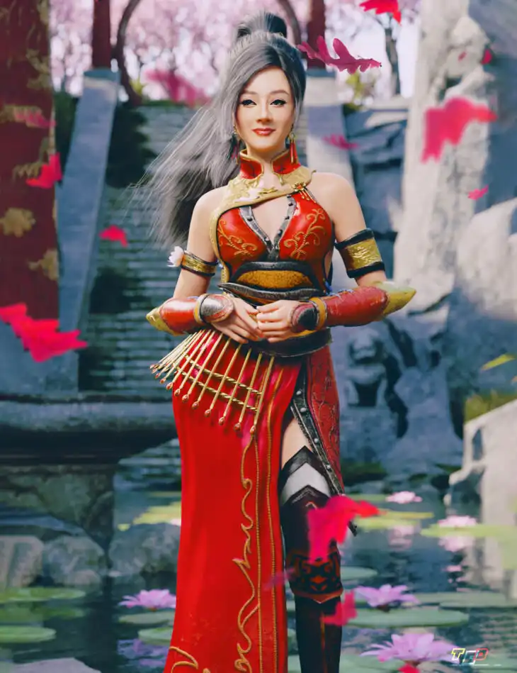 The Red Princess for Genesis 8 Female_DAZ3D下载站
