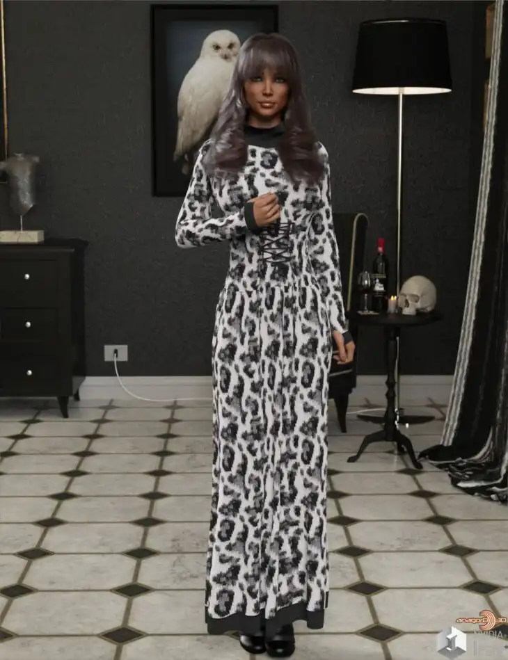 VERSUS – D-Force Fall Dress for G8F and G8.1F_DAZ3DDL