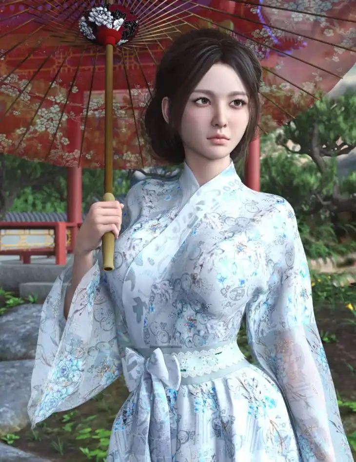 Vo Xiao Xin HD for Genesis 9_DAZ3D下载站