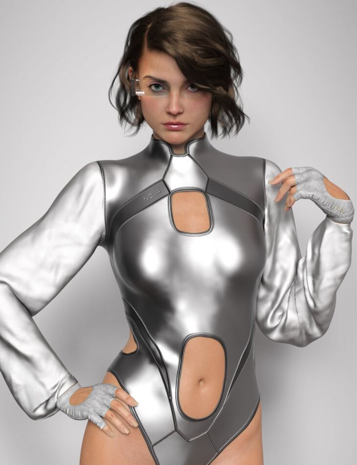 dForce CGI Nova Outfit for Genesis 9 and Genesis 8, 8.1 Females_DAZ3D下载站