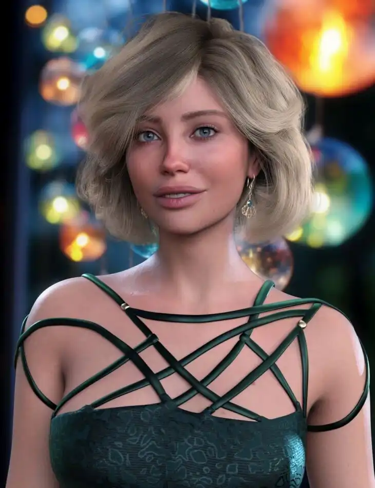 dForce Molly Hair for Genesis 9_DAZ3DDL