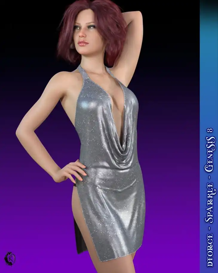 dForce – Sparkle – Genesis 8_DAZ3DDL