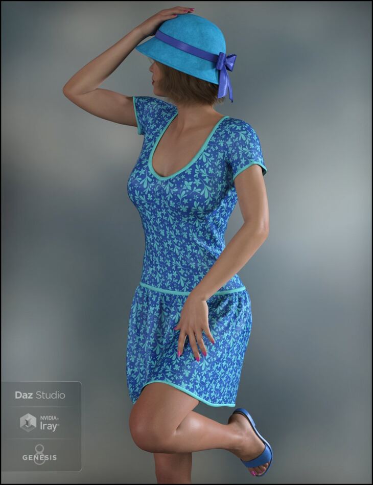 dForce Spring Fun Outfit for Genesis 8 Female(s)_DAZ3DDL