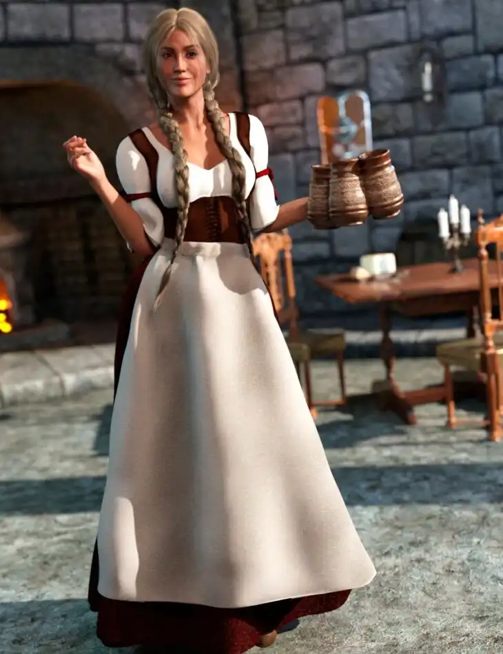 dForce Tavern Maid for Genesis 9_DAZ3DDL