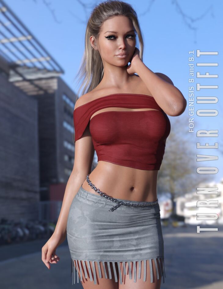 dForce Turn Over Outfit Genesis 8 and 8.1F_DAZ3DDL