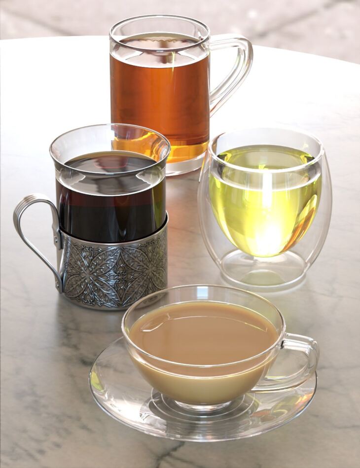 A Glass Of Tea_DAZ3D下载站
