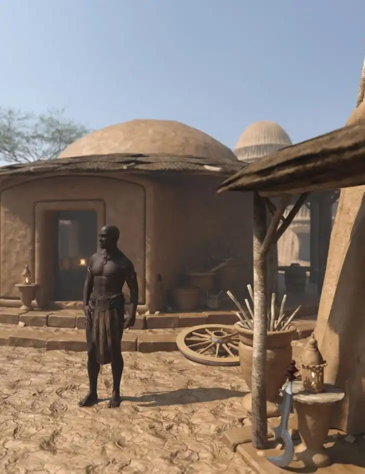 Ancient Huts 1_DAZ3DDL