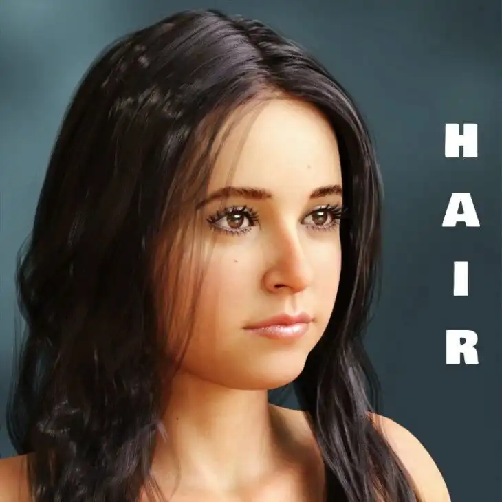 AsianDream Hair for G8F_DAZ3DDL