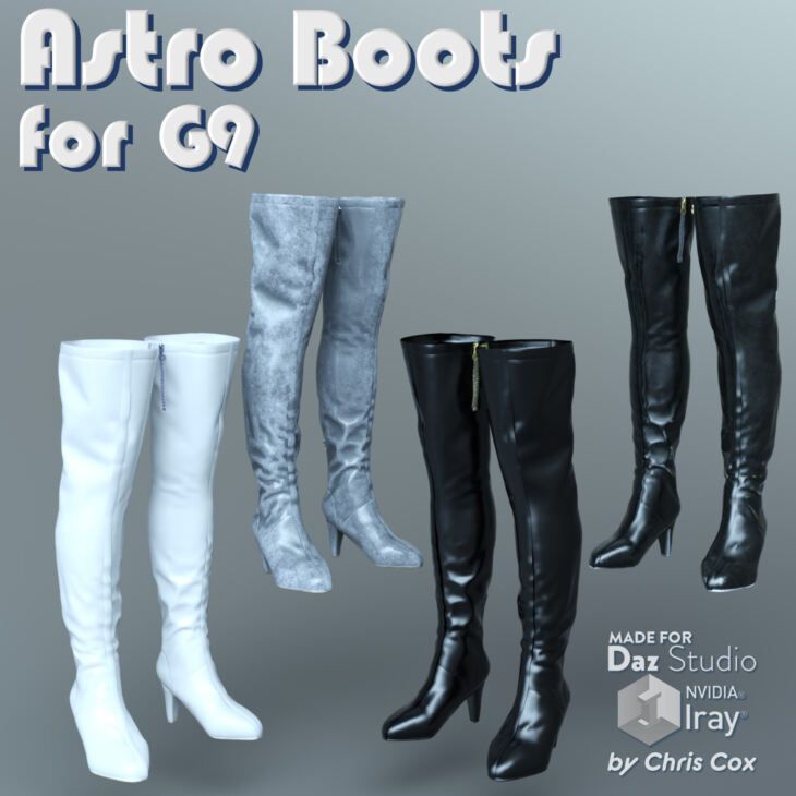 Astro Thigh Boots Genesis 9_DAZ3D下载站