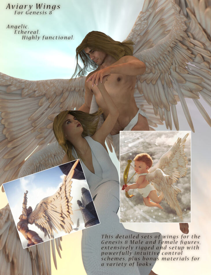 Aviary Wings for Genesis 8 Male and Female_DAZ3DDL