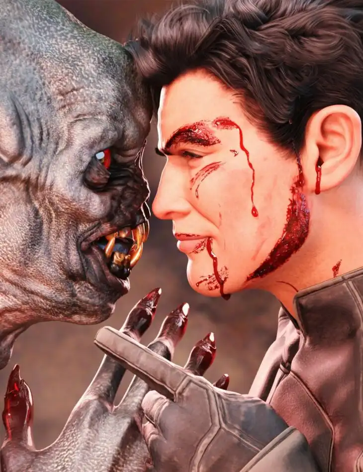 Battle Makeup for Genesis 9_DAZ3DDL