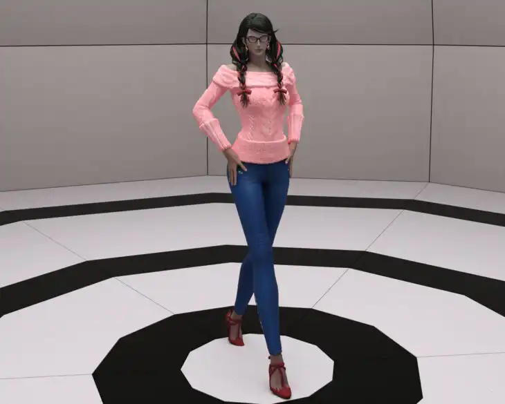 Bayonetta G9 Casual Outfit_DAZ3DDL