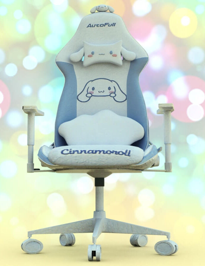 Bunny Kawaii Gamer Chair_DAZ3DDL