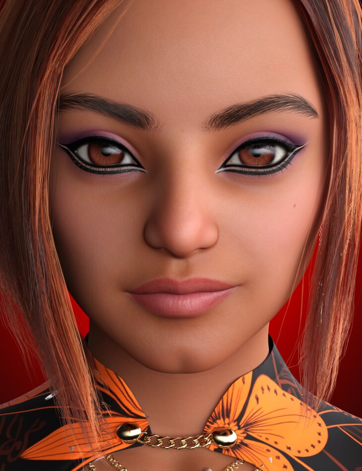 Cat Eye Makeup for Genesis 9_DAZ3D下载站