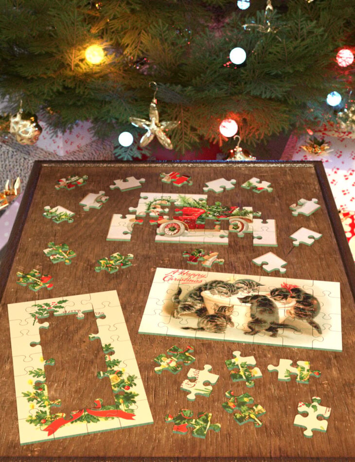 Christmas Puzzle_DAZ3D下载站