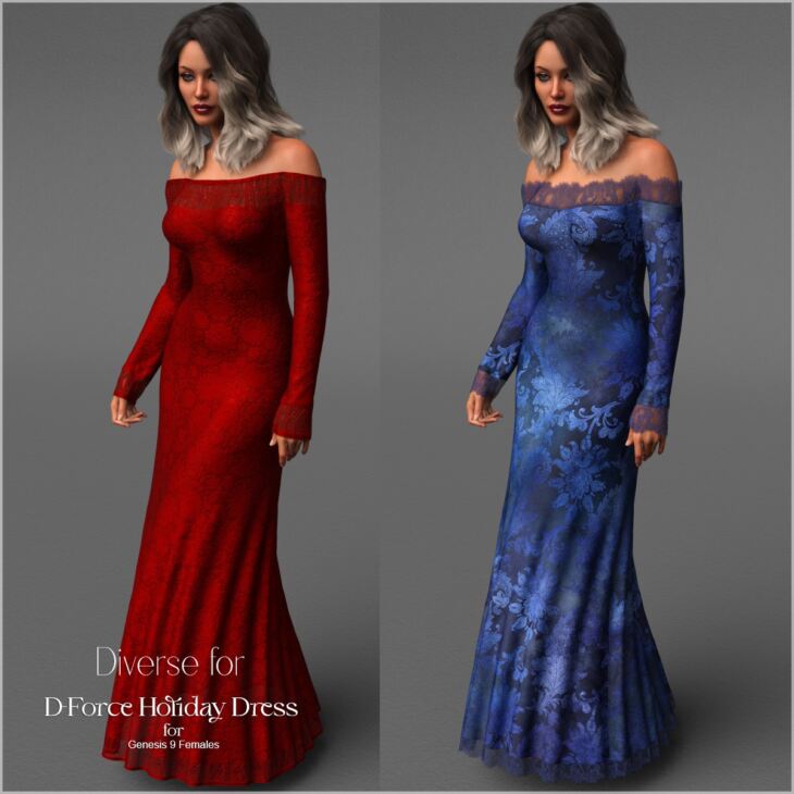 Diverse for D-Force Holiday Dress for G9_DAZ3D下载站