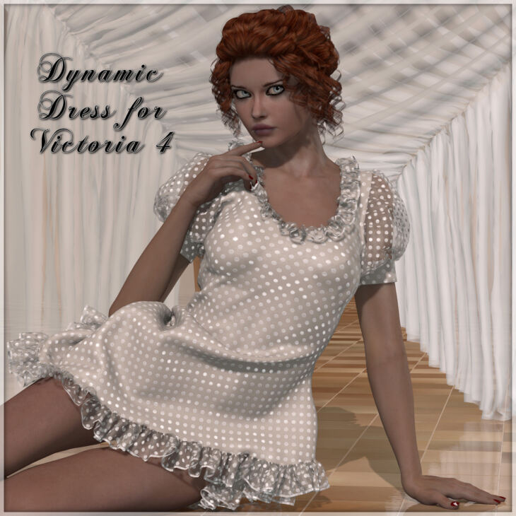 Dynamics 03 – Alice Dress for V4_DAZ3D下载站